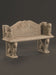 Fiore Stone Venetian Straight Bench - 612 - Majestic Fountains