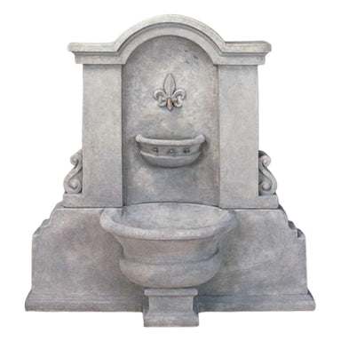 Flaminia Concrete Outdoor Wall Fountain - 1063 - Majestic Fountains