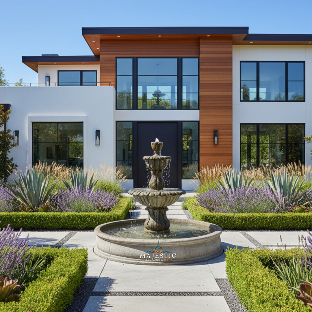 Florica Concrete Brevis Outdoor Courtyard Fountain With Basin - 1699 - Majestic Fountains.jpg