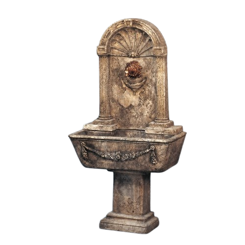 Foritalico Concrete Outdoor Wall Fountain - #188 - Majestic Fountains