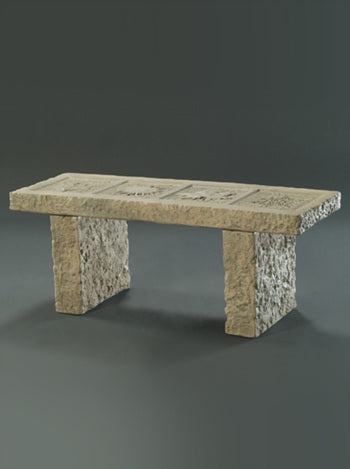 Four Seasons Granite Bench - 6010 - Majestic Fountains