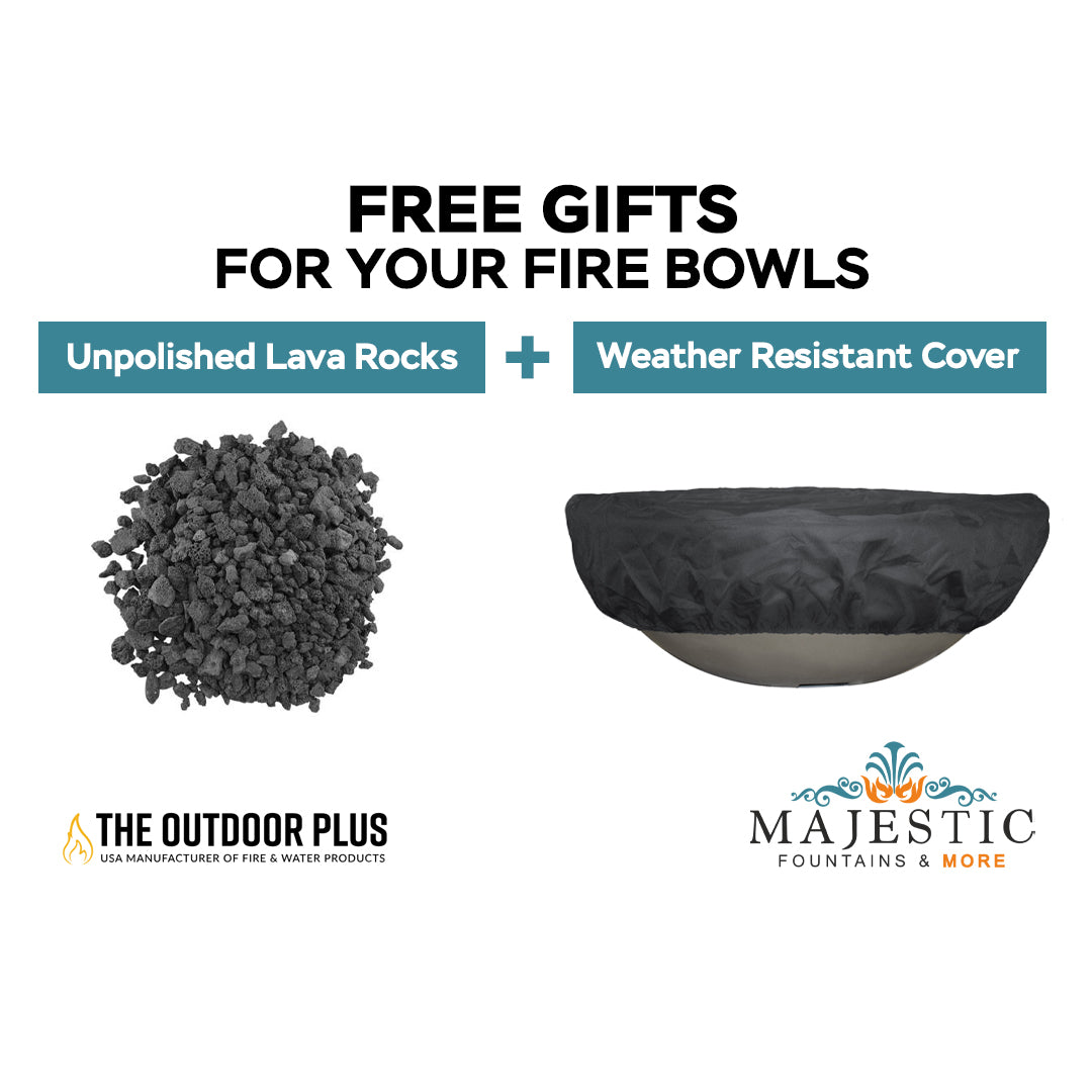 Free Gifts Fire Bowls - Majestic Fountains