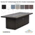 Fremont 24 Tall Rectangle Fire Pit in Powder Coated Metal Swatch - Majestic Fountains
