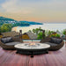 Fuego 89 Fire Table in GFRC Concrete by Prism Hardscapes - Majestic Fountains and More
