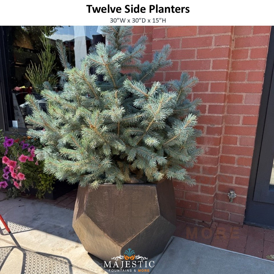 GIST Twelve Side Planter - Majestic Fountains and More