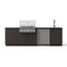 Blaze Golden Hour outdoor kitchen island lifestyle setting
