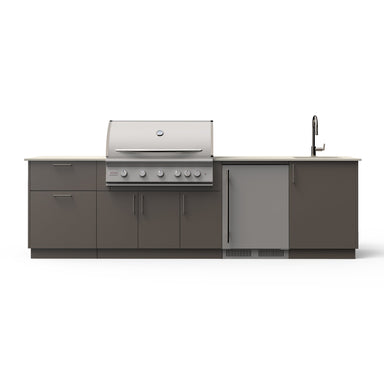 Blaze Golden Hour 40-inch outdoor kitchen island in Keon finish