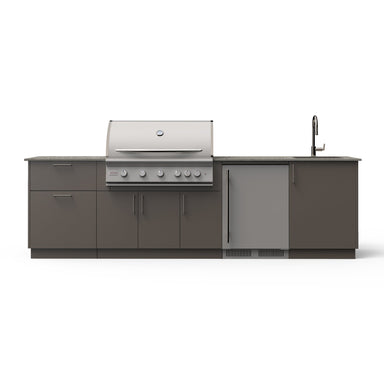 Blaze Golden Hour 10-ft outdoor kitchen island with 40-inch grill