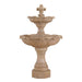 Gardenia Concrete 2 Tier - Outdoor Courtyard Fountain - 1214 - Majestic Fountains