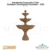 Gardenia Concrete 3 Tier - Outdoor Courtyard Fountain - 1213 - Majestic Fountains