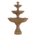 Gardenia Concrete 3 Tier - Outdoor Courtyard Fountain - 1213 - Majestic Fountains