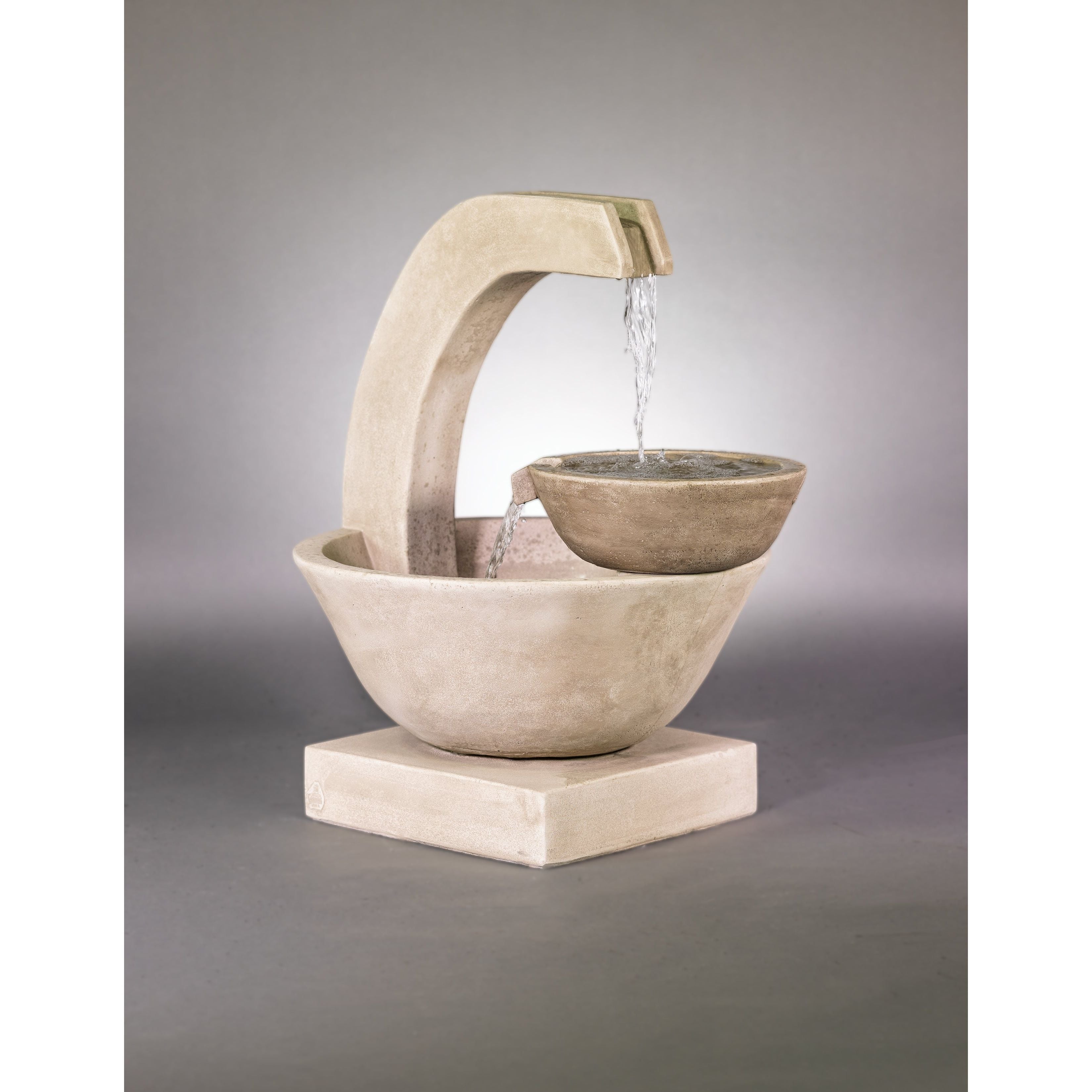 Genesis Concrete Outdoor Garden Fountain - #1833 - Majestic Fountains and More