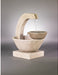 Genesis Concrete Outdoor Garden Fountain - #1833 - Majestic Fountains and More