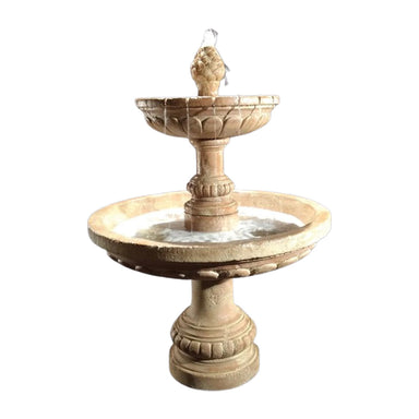 Geneva 2 Tier Fountain in Cast Stone - Majestic Fountains.jpg
