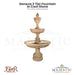 Geneva 3 Tier Fountain in Cast Stone - Fiore Stone LG164-FT2 - Majestic Fountains