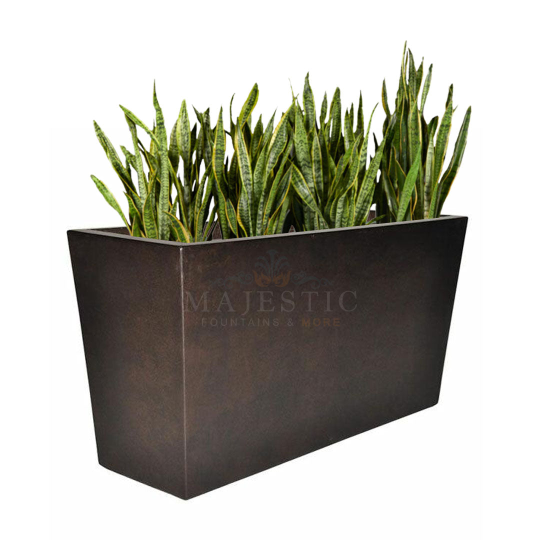 rectangle pot planter Geo Rectangle Planter — Majestic Fountains and More
