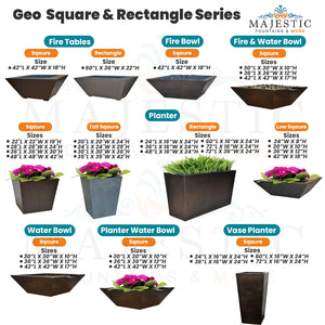 Geo Square & Rectangle Series - Majestic Fountains