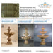 Giannini Garden Brownstone Finish - Majestic Fountains