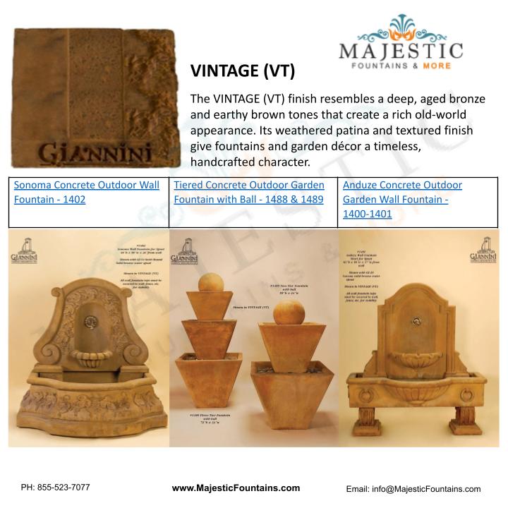Angelus Trough Concrete Fountain - 1841