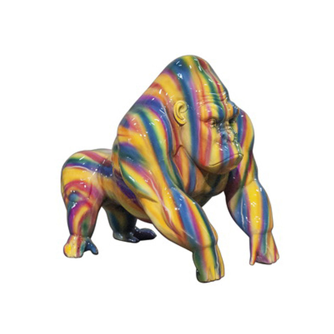 Gorilla ColorSplash Bronze Sculpture -  Majestic Fountains.jpg