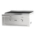Videl 60 Alta Outdoor Kitchen Island w Gran Plancha Griddle & Fuego III Food Warmer - Majestic Fountains