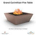Grand Corinthian Fire Table Metal - Majestic Fountains