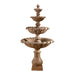 Grand Chateau Concrete 4 Tier - Outdoor Courtyard Fountain - 1694 - Majestic Fountains