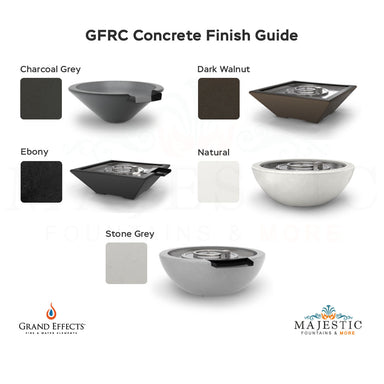 Grand Effects GFRC Concrete Finish Guide - Majestic Fountains and More