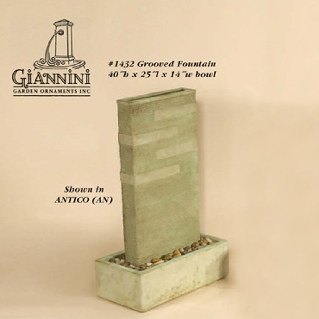 Giannini Garden Curved Fountain - 1433 - Majestic Fountains