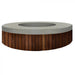 Hampton Fire Table with GFRC Top and Wood Base by Prism Hardscapes - Majestic Fountains and More