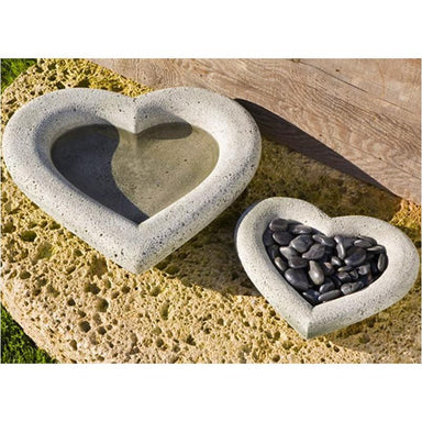 Heart Shell Small  in Cast Stone by Campania International SH-100 - Majestic Fountains
