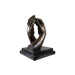 Holding Hands Bronze Table Top Sculpture - Majestic Fountains