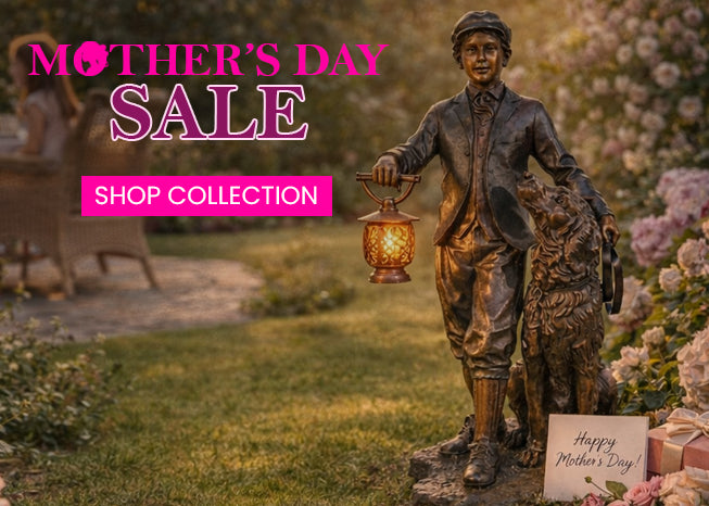 Mothers Day Sale 10% off + Free Shipping on Bronze Sculptures- Majestic Fountains and More