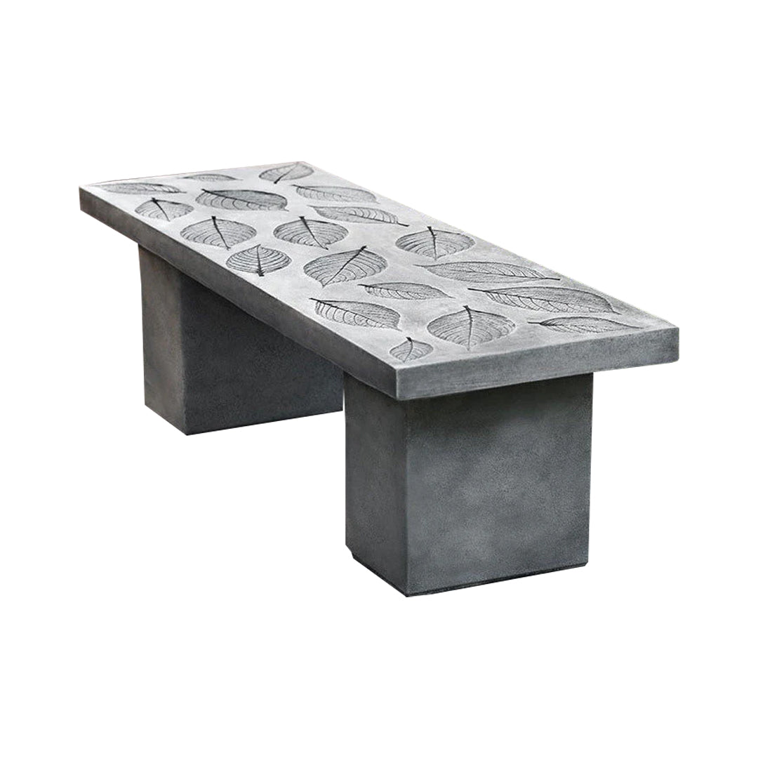 Hydrangea Leaf Bench by Campania International - BE-131 - Majestic Fountains.jpg