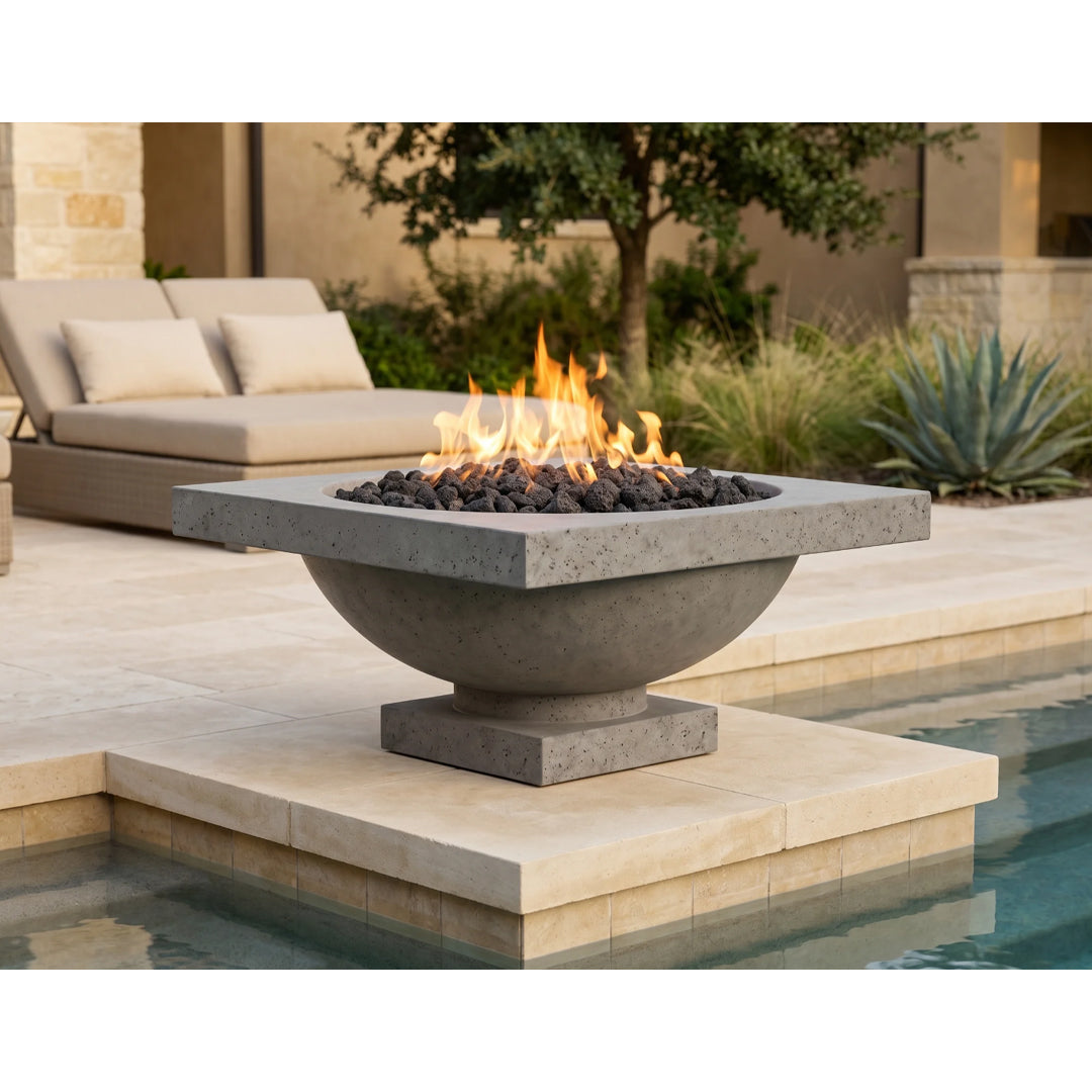 Ibiza Fire Bowl PH-441-FB in GFRC  - Majestic Fountains