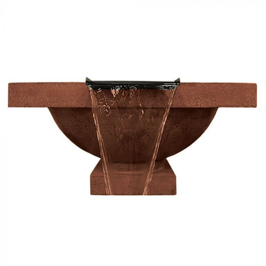 Ibiza Fire & Water Bowl in GFRC Concrete by Prism Hardscapes - Majestic Fountains and More
