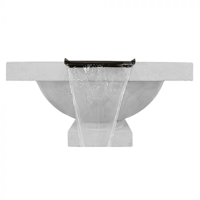 Ibiza Fire & Water Bowl in GFRC Concrete by Prism Hardscapes - Majestic Fountains and More