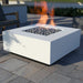 Ignis-T Fire Pit Table in Dual Colored Powder Coated Aluminum - Majestic Fountains