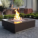 Ignis-T Fire Pit Table in Dual Colored Powder Coated Aluminum - Majestic Fountains