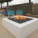 Ignis Fire Pit Table in Powder Coated Aluminum - Majestic Fountains