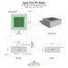 Ignis Fire Pit Table in Powder Coated Aluminum - Majestic Fountains