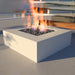 Ignis Fire Pit Table in Powder Coated Aluminum - Majestic Fountains