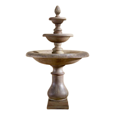 Immanis Concrete Newcastle 3 Tier Outdoor Garden Fountain - 1685 - Majestic Fountains