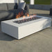 Incite-T Fire Pit Table in Dual Colored Powder Coated Aluminum - Majestic Fountains