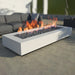 Incite-T Fire Pit Table in Dual Colored Powder Coated Aluminum - Majestic Fountains