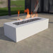 Incite Fire Pit Table in Powder Coated Aluminum - Majestic Fountains