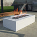 Incite Fire Pit Table in Powder Coated Aluminum - Majestic Fountains
