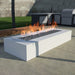 Incite Fire Pit Table in Powder Coated Aluminum - Majestic Fountains