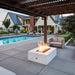 Incite Fire Pit Table in Powder Coated Aluminum - Majestic Fountains