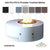 Isla Fire Pit in Powder Coated Metal - Majestic Fountains and More